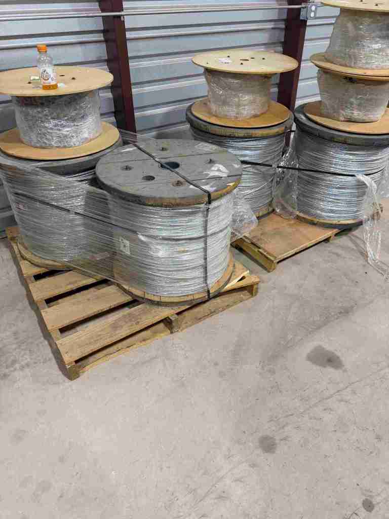 ASI - LC17EHSGS14-5000FT - 1/4" 1x7 EHS Galvanized Guy Wire | 5,000 ft.