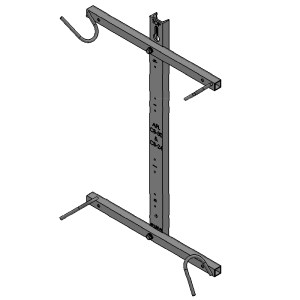 AFL - cb-30-3al - External Coil Bracket, Aluminum, 30 in Width, 44 in Height, For Use