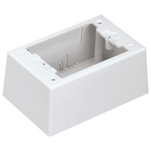 Panduit Corporation - JEP1WH - Junction Box - 1 Gang, Power Rated, White