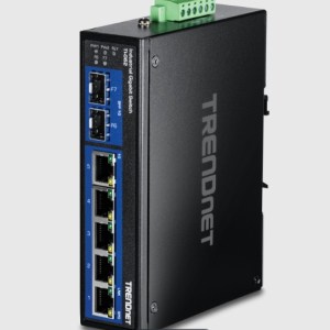 TRENDnet - Ti-g62 - 6-Port Hardened Industrial Gigabit DIN-Rail Switch