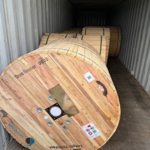 FiberHome Telecommunication Technologies Co., Ltd. - gyfs-24 g.652d - 13,000' drum - Outdoor armored single-mode fiber optic cable with 24 cores,